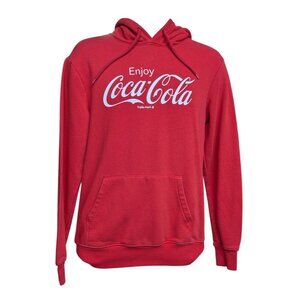 Classic Red Coca-Cola logo hoodie Unisex Size S